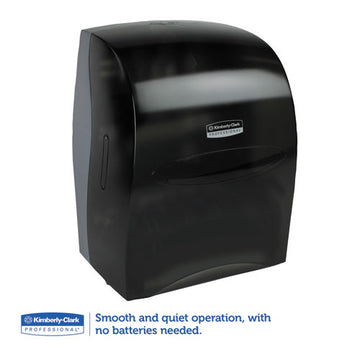 Kimberly-Clark Professional* Sanitouch Hard Roll Towel Dispenser, 12.63 X 10.2 X 16.13, Smoke freeshipping - TVN Wholesale